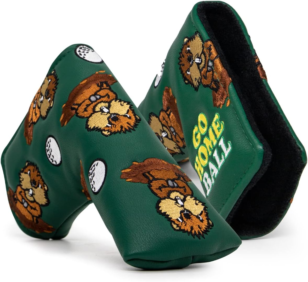 Barudan Golf Putter Head Cover Magnetic Blade Putter Cover Headcover