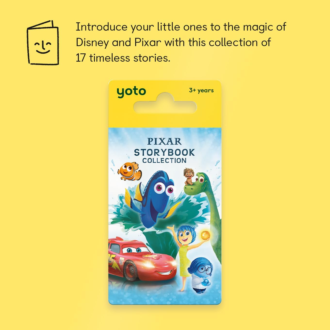 Yoto Disney Pixar Storybook Collection &ndash; Kids Audio Card for Use with Player & Mini All-In-1 Audio Player, Screen-Free Listening with Fun Stories for Playtime Bedtime & Travel, 3+ image number 6