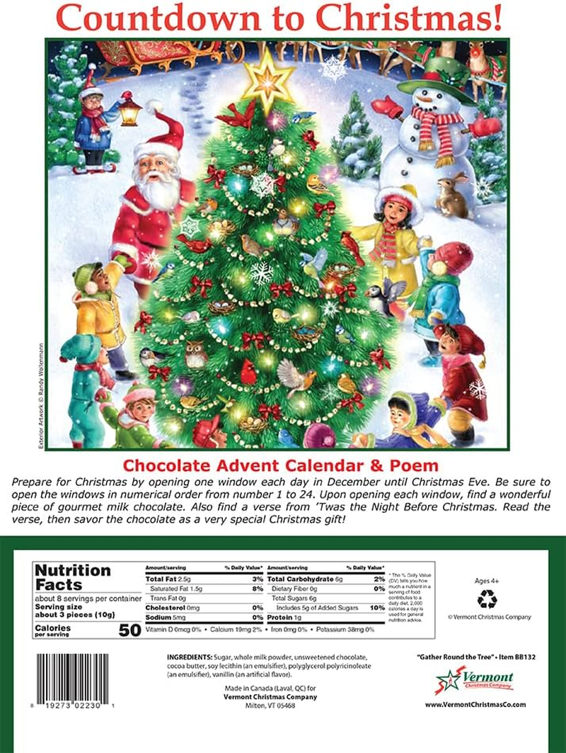 Gather round the Tree Food Chocolate Advent Calendar (Countdown to Christmas) image number 3