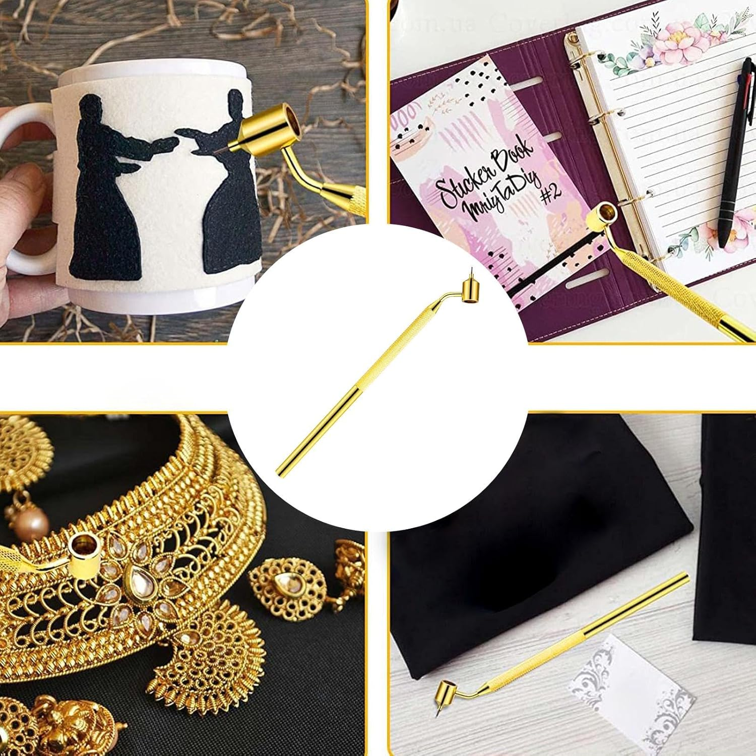 Fluid Writer Pen, Aluminium Detailing Pen, Precision Paint Pen, Touch-Up Fluid Pen, Detailing Fluid Writer, Precision Touch up Paint Refillable Detailing Fluid Pen for Metal Scratches, Water Cup image number 4