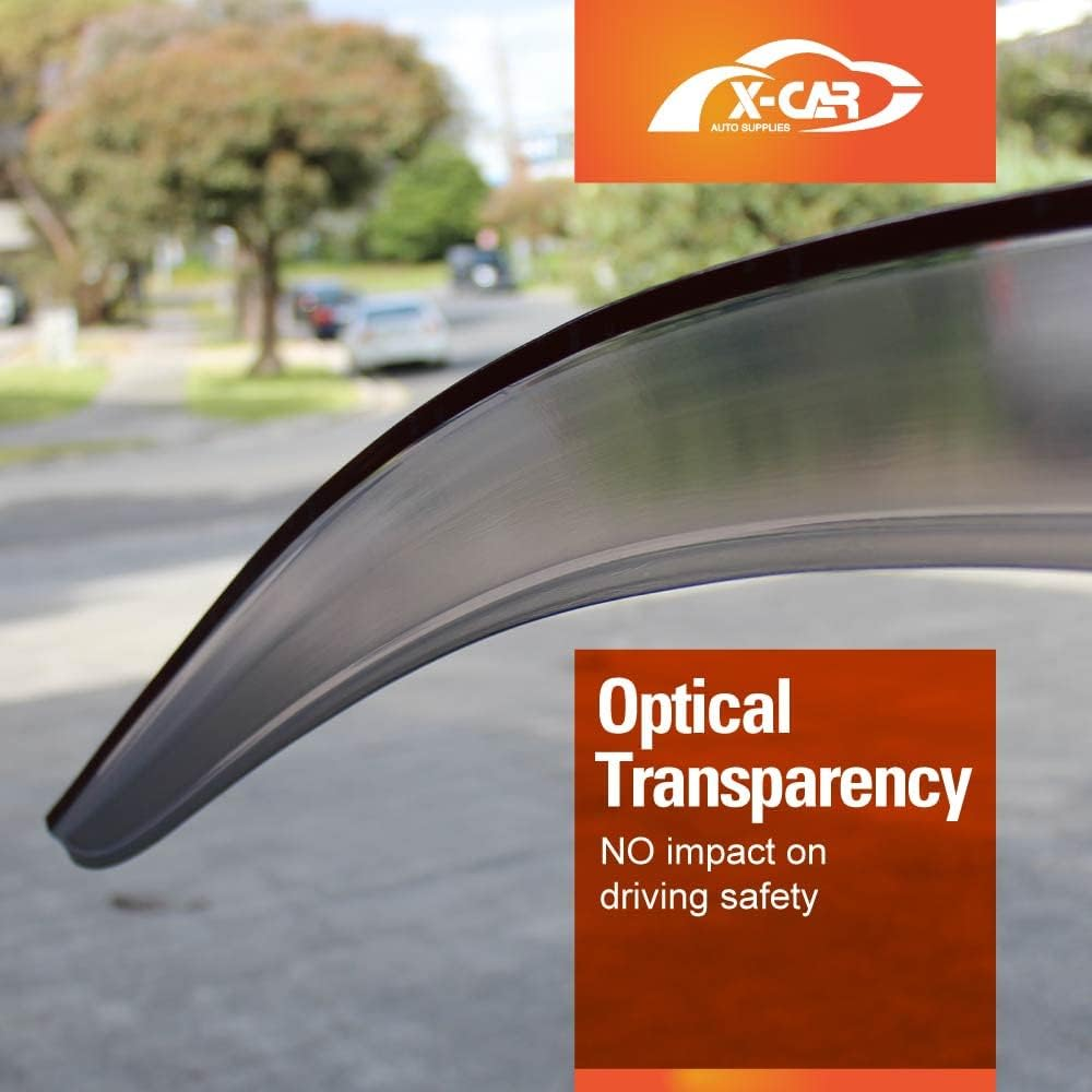 X-CAR Premium Weathershields Compatible with Volkswagen Amarok Dual Cab 2009-2022 Car Accessories Weather Shields Wind Deflectors Window Sun Visors image number 5