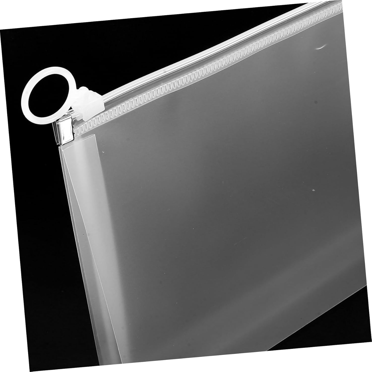 GARIOUANS Zipper File Storage Bags B5 Size Receipt Organizer Pouches with Zipper Money Bags for Cash Document Holder Set of 4 Frosted White Edge for Office and Travel image number 5