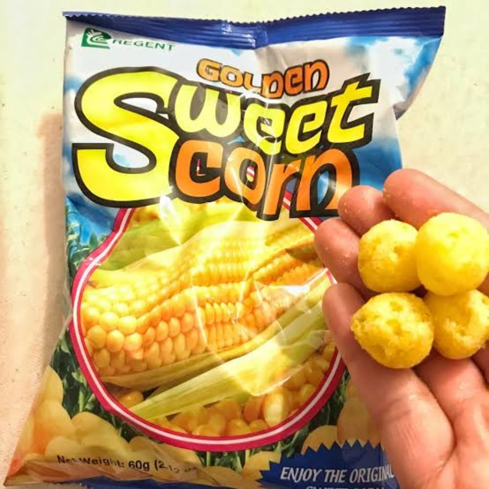 Regent Golden Sweet Corn Snacks 60 G (Pack of 3) image number 3