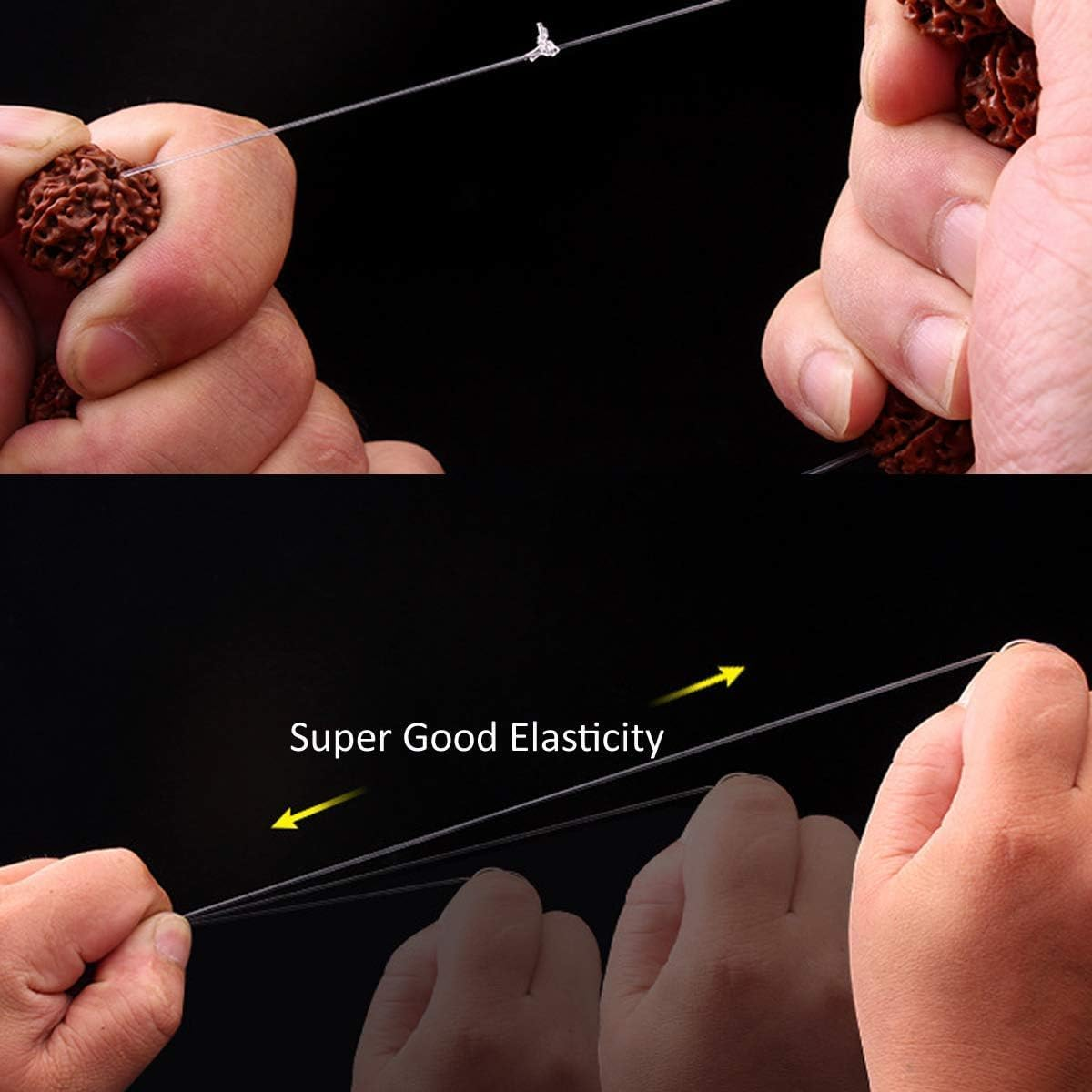 3 Roll Transparent Fishing Thread,0.2Mm X120M,0.25Mm X90M,0.3Mm X70M,Fishing Thread Clear Wire Bracelets Hanging Decorations Line DIY Crafts Jewelry Making Cord Beading Accessories image number 2