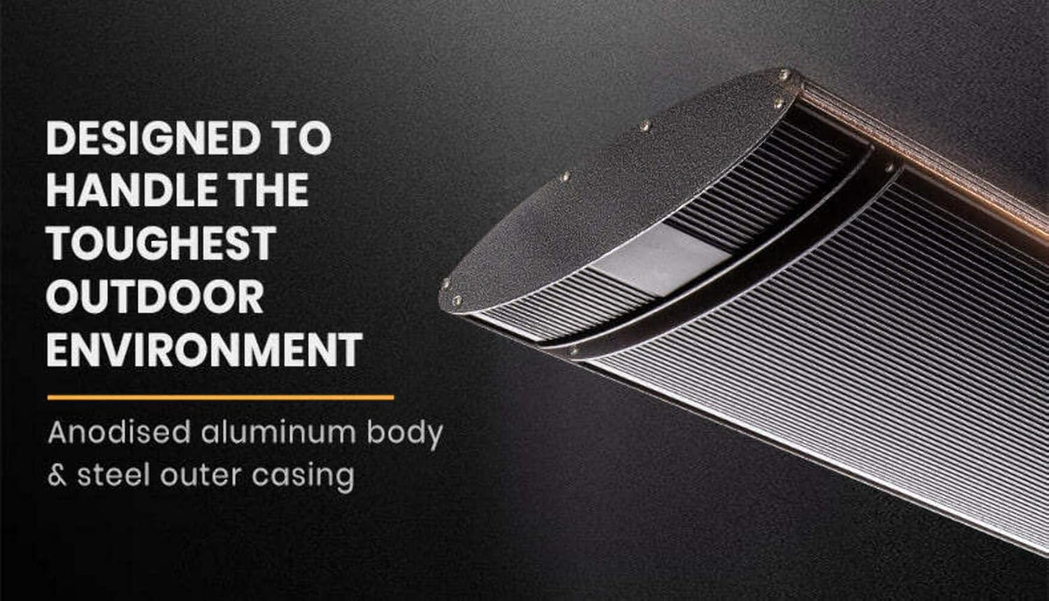 Spectra 32 3200W Electric Radiant Strip Slimline Panel Outdoor Heater, 2 Pieces image number 6