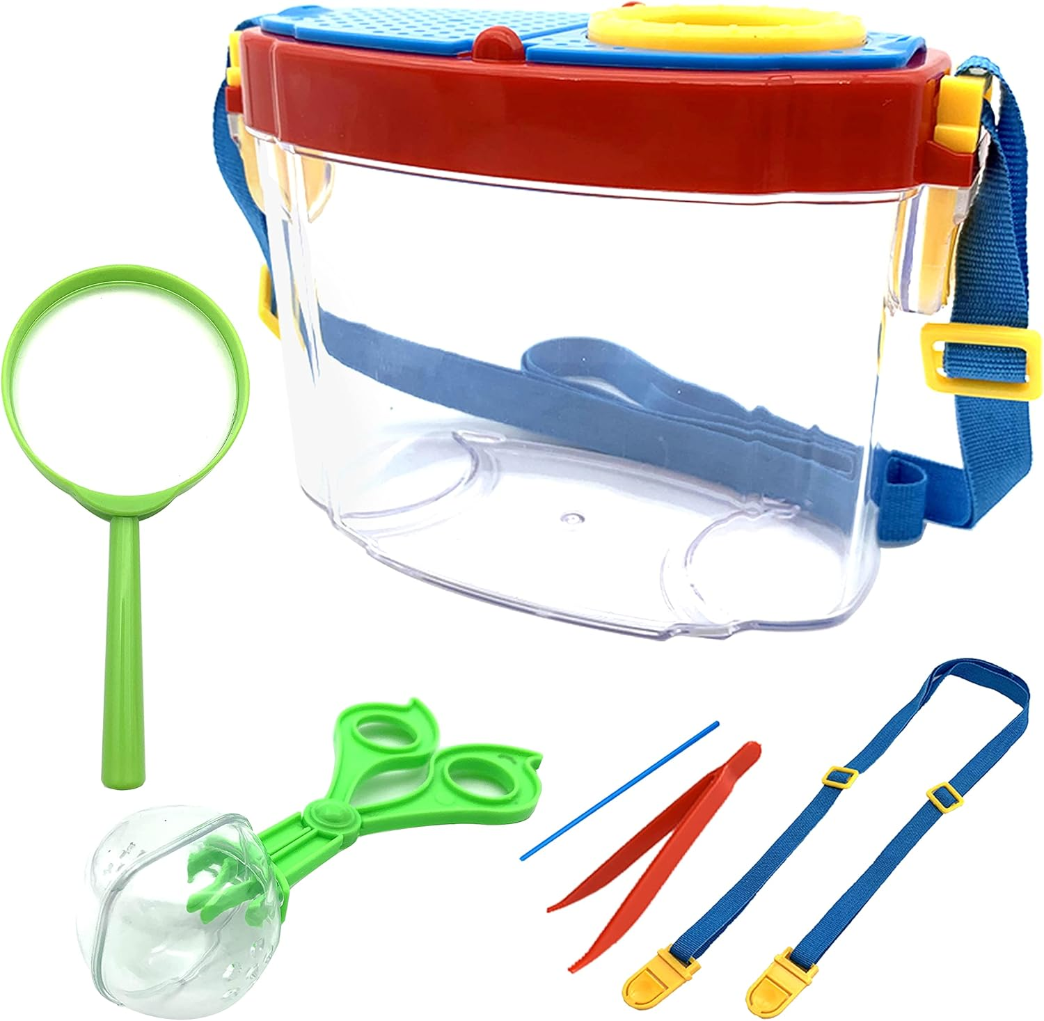 Bug Catcher and Insect Collection Kit - Outdoor Nature Explorer with Tweezers, Magnifying Glass, Science Educational Tools, Observation Container for Boys and Girls image number 3