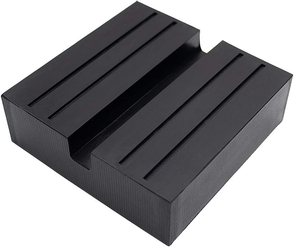 Jack Rubber Pad,Car Black Anti-Slip Rail Adapter Support Block Heavy Duty for Car Lift (4 Pack, 5#) image number 6