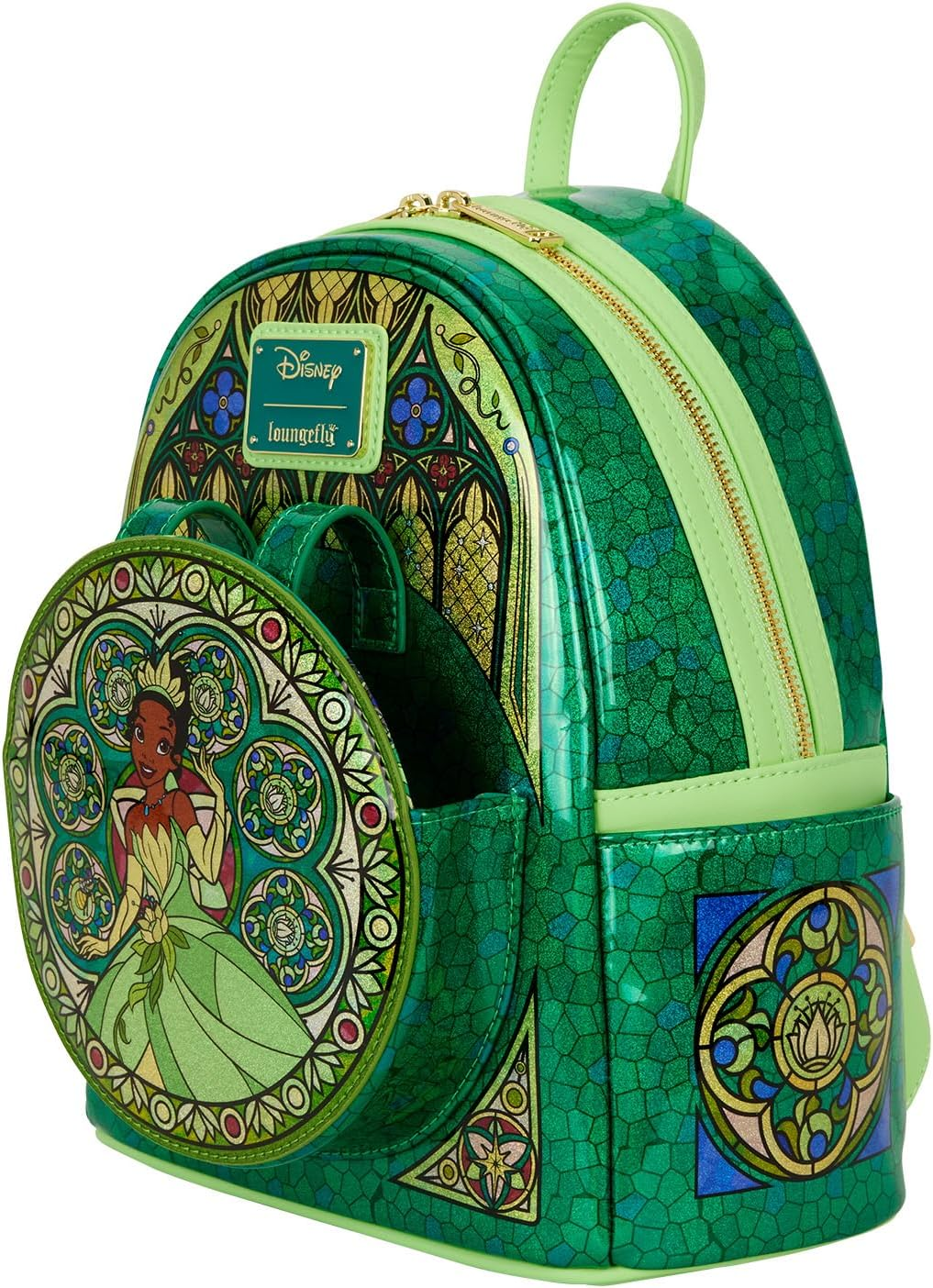 Loungefly - Disney - Tiana - Stained Glass Collection - Mini Backpack