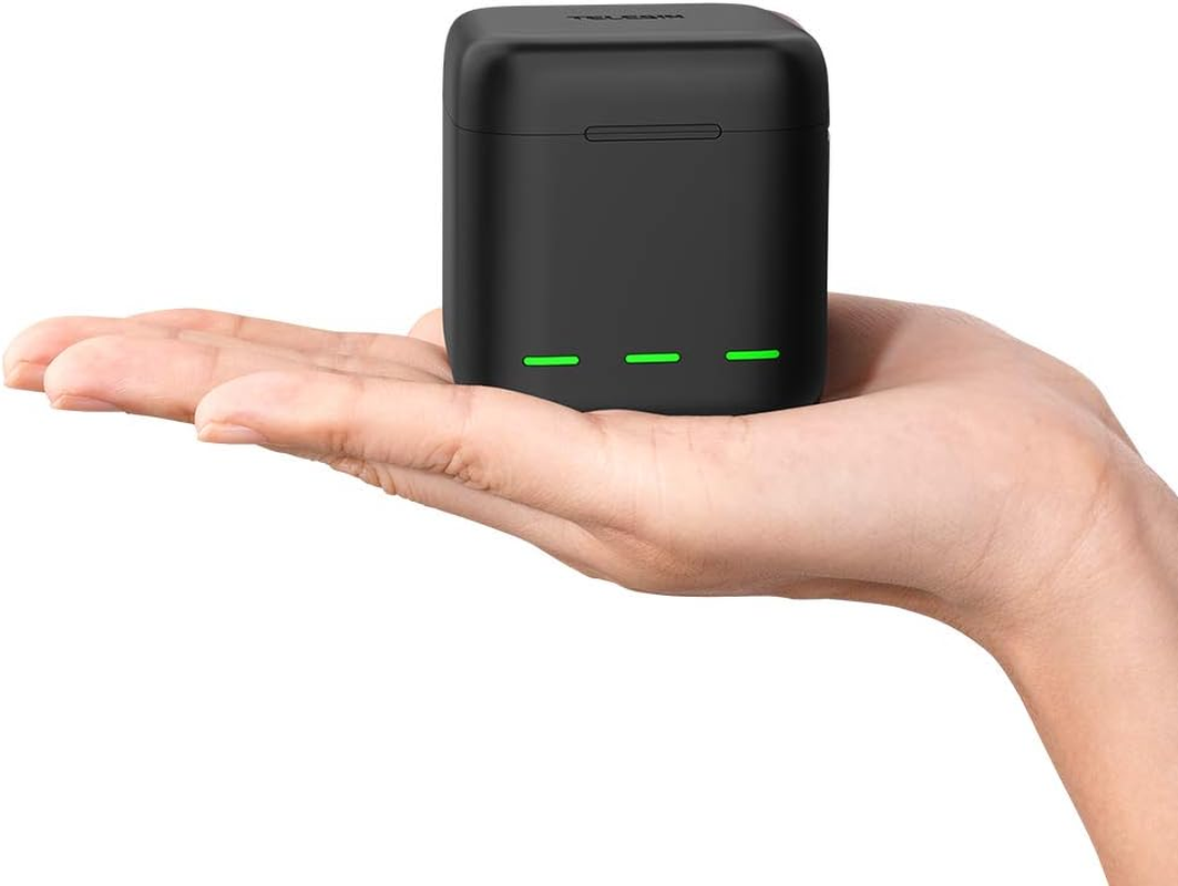 TELESIN Enduro Battery Kit for Go Pro 13(1*Battery Charger+2*Battery), Long-Lasting Large Capacity like Original Enduro Batteries Support Fast Charging for Go Pro Hero 13 Action Camera Accessories