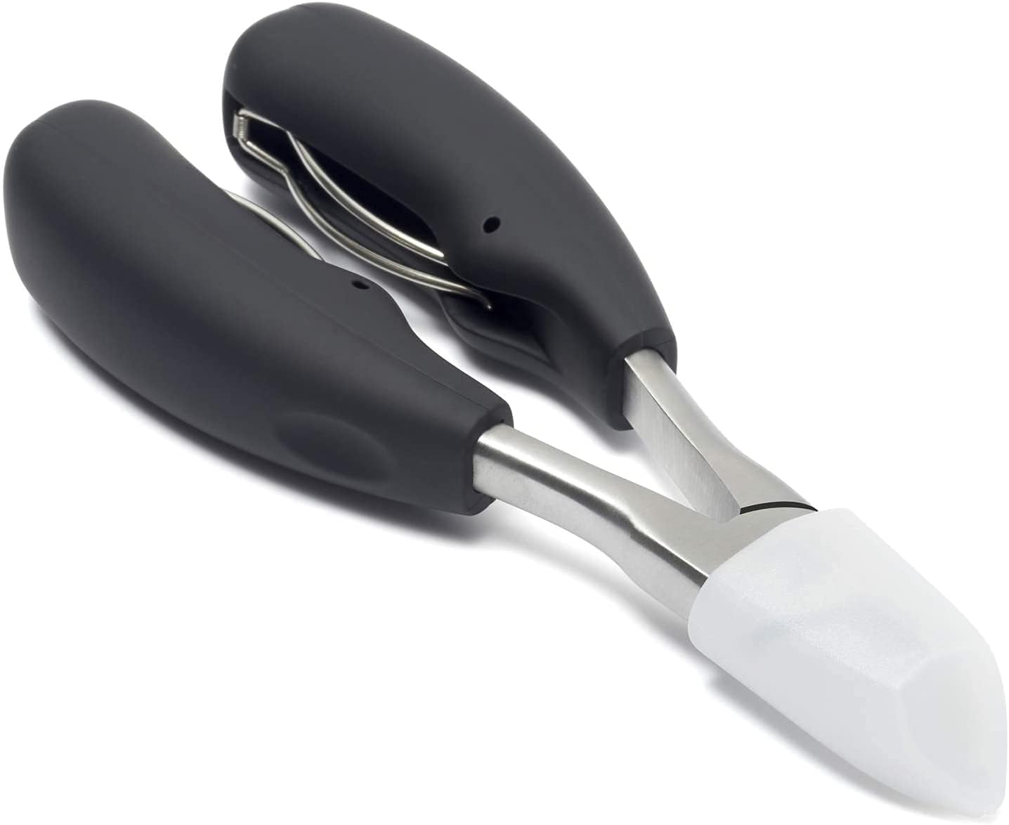 Toe Nail Clippers for Thick Nails &ndash; KLIPP Toenail Clippers Ingrown and Cuticle Nipper Trimmer Made of Rustproof Stainless Steel with Short Curved Blades, Ergonomic TPU Grips and Dual Spring Mechanism image number 4