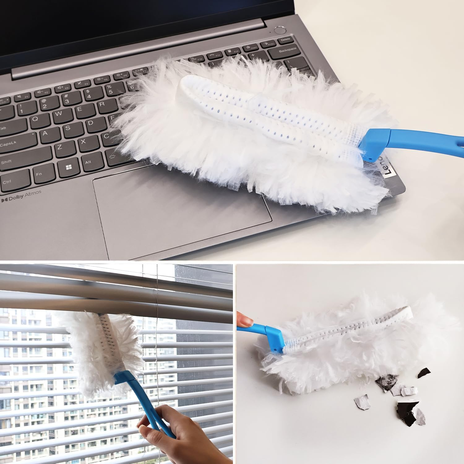 JEBBLAS Disposable Duster Refills White Replacement Head 20 Count(Suitable for Swiffer) - 1 Option From image number 3