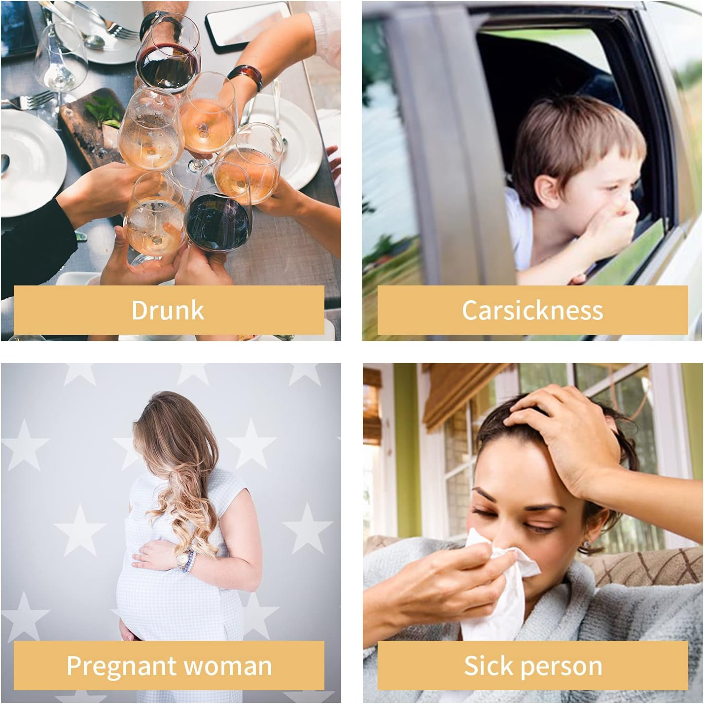 50 Pack Vomit Bags, Disposable Emesis Bags Aircraft & Car Sickness Bag Leak Resistant Blue Nausea Bags for Travel Motion Sickness