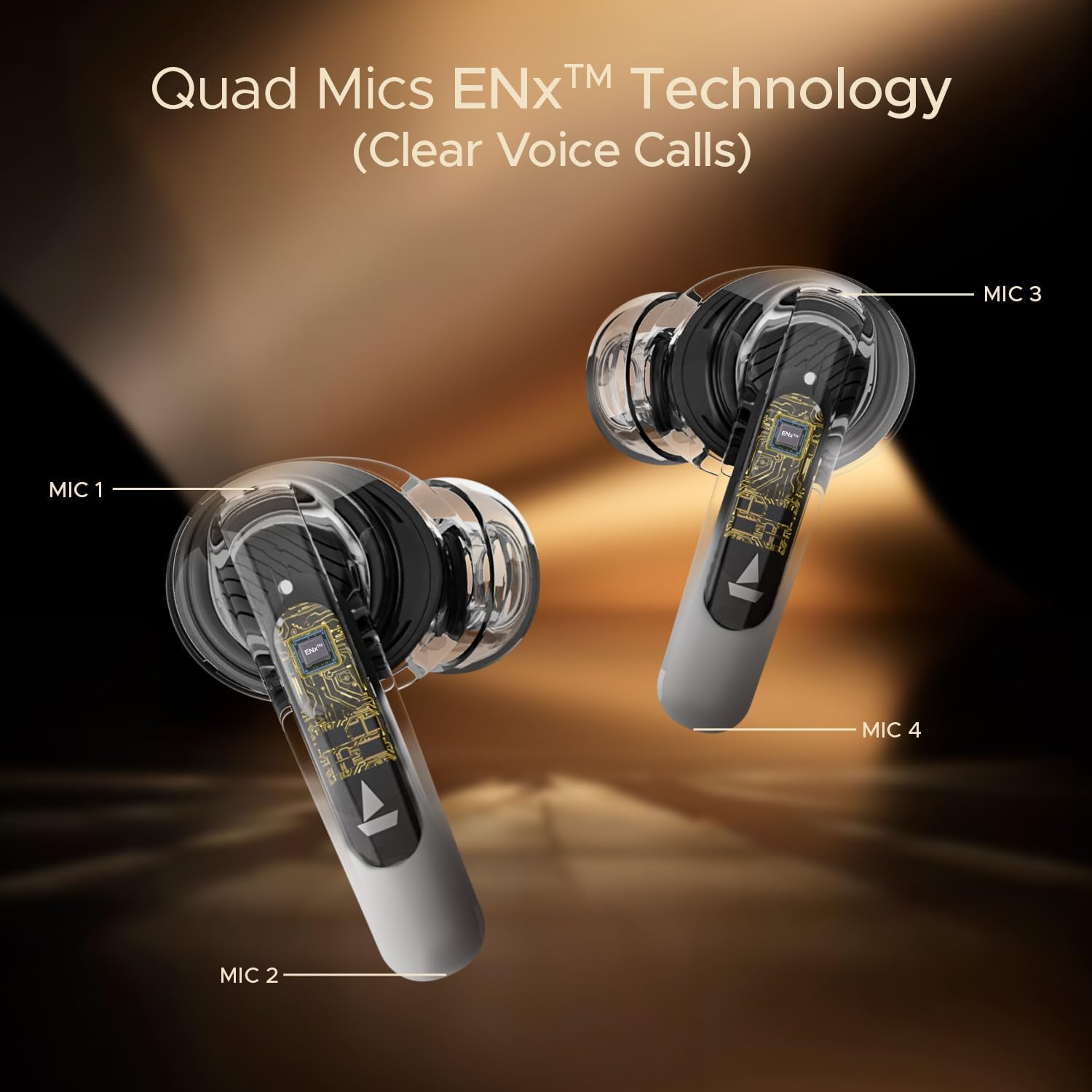 Boat Newly Launched Airdopes 141 ANC TWS Earbuds with 42 Hrs Playback/50 Ms Low Latency Beast&trade;Mode/Iwp&trade;Tech/Signature Sound/Quad Mics with Enx&trade;/Asap&trade; Charge/Usb Type-C Port/Ipx5 (White) - White image number 2