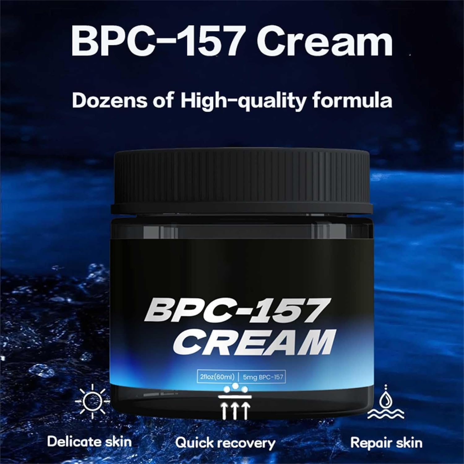 【Trending Recently】2 Jars ➤BPC 157 Peptide Face Cream, BPC 157 Essence, Hydrating, for All Skin Types image number 1
