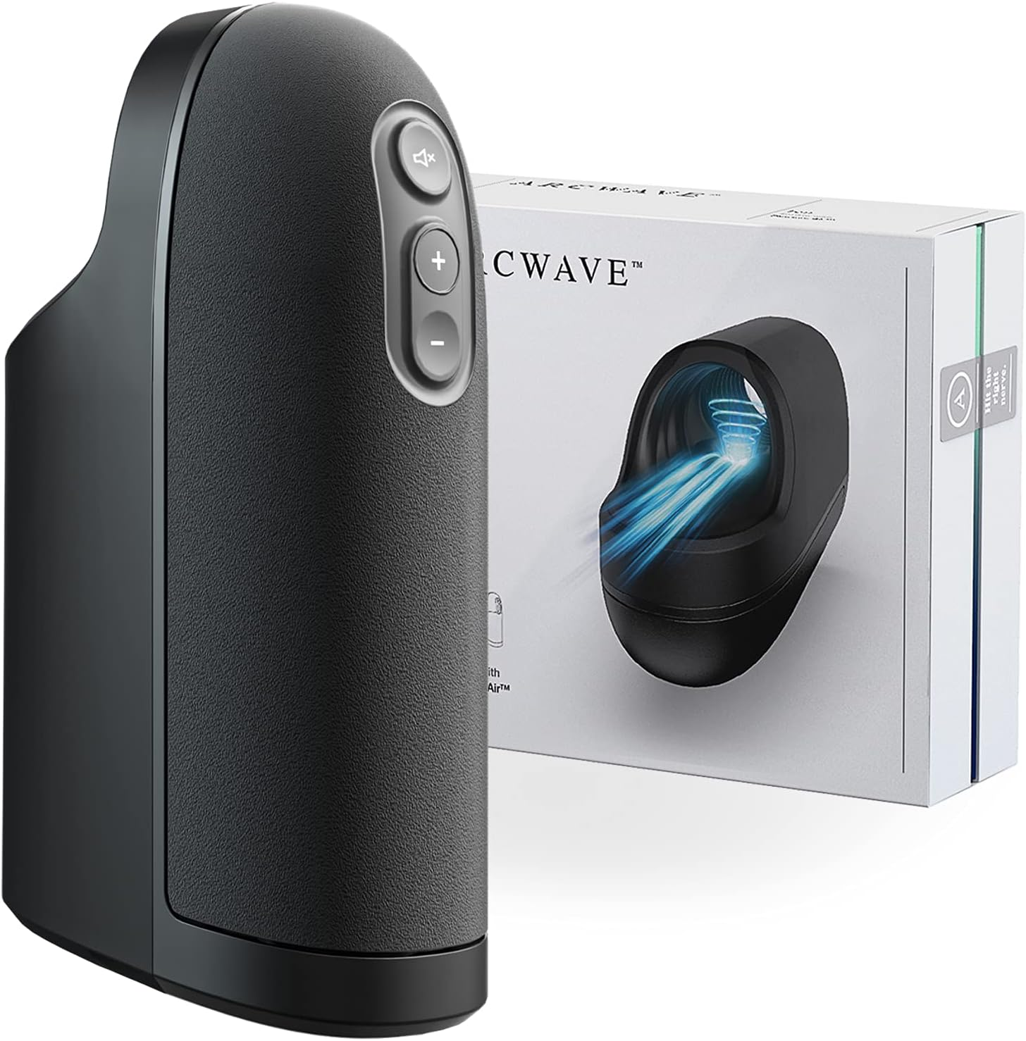 Arcwave Ion Pleasure Air Stroker for Men - Male Masturbator Toy - 8 Intensity Levels - Contactless Stimulation - Waterproof - Cleantech Silicone - Adult Smart Sex Toy - Self Sucking Masturbating Gifts