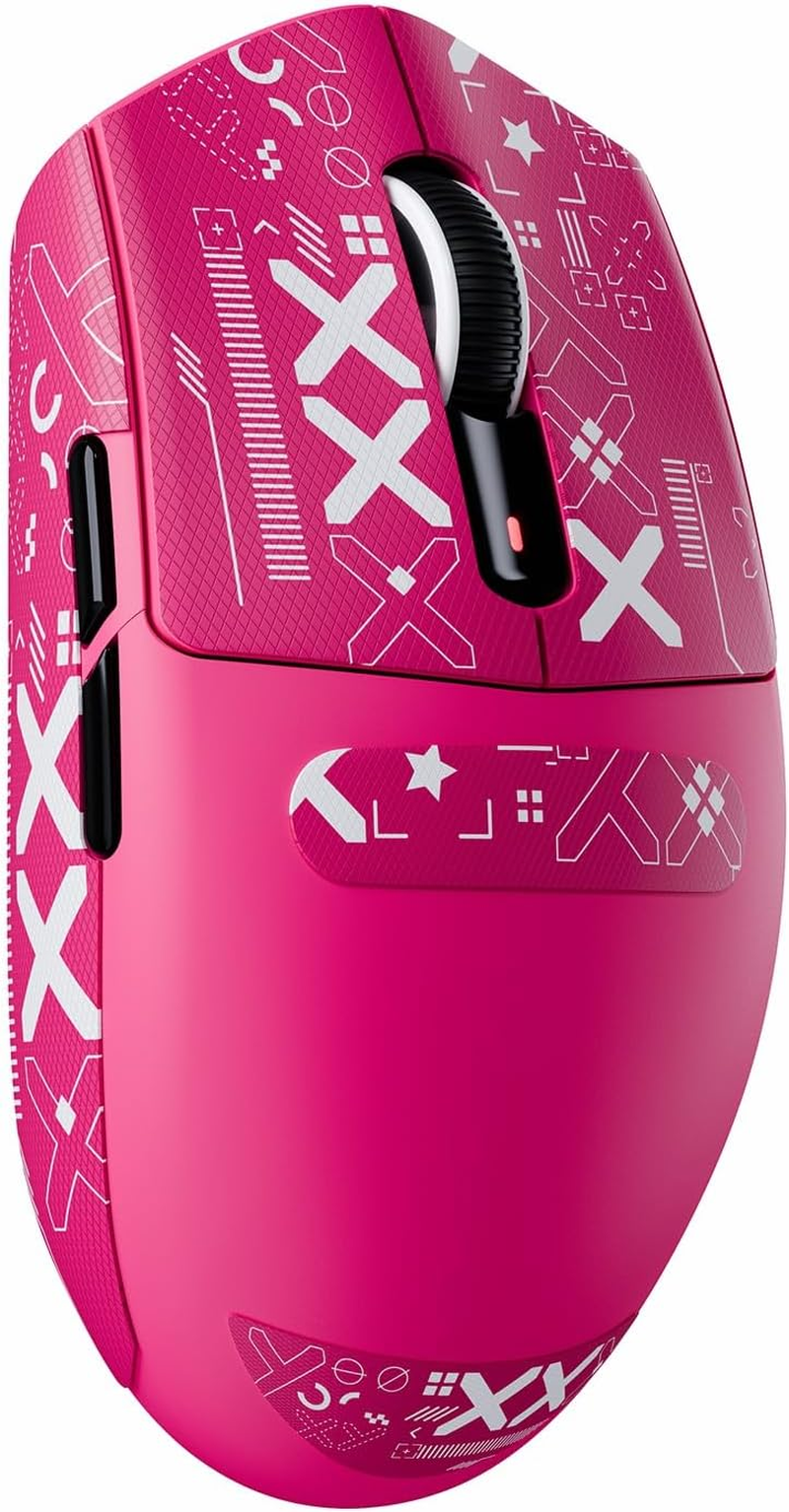 ATTACK SHARK G3 Wireless Gaming Mouse,Tri-Mode 2.4G/BT5.2/USB-C Gaming Mouse,Paw3311 Sensor,25,000 Dpi,59G Lightweight,5 Programmable Buttons,500Mah Rechargeable Gaming Mice,Pc/Mac(Black&Sticker)