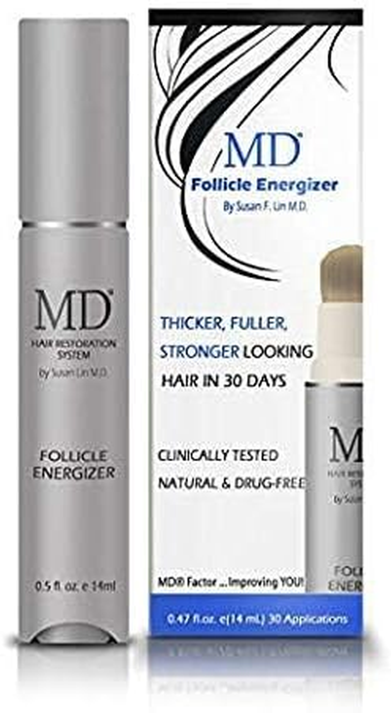 MD Factor Suero Natural Para El Crecimiento Del Cabello | Follicle Energizer Serum: Evita El Adelgazamiento Del Cabello Y La P&eacute;rdida De Cabello Al Estimular Los Fol&iacute;culos Capilares Para Producir Un Ca image number 2