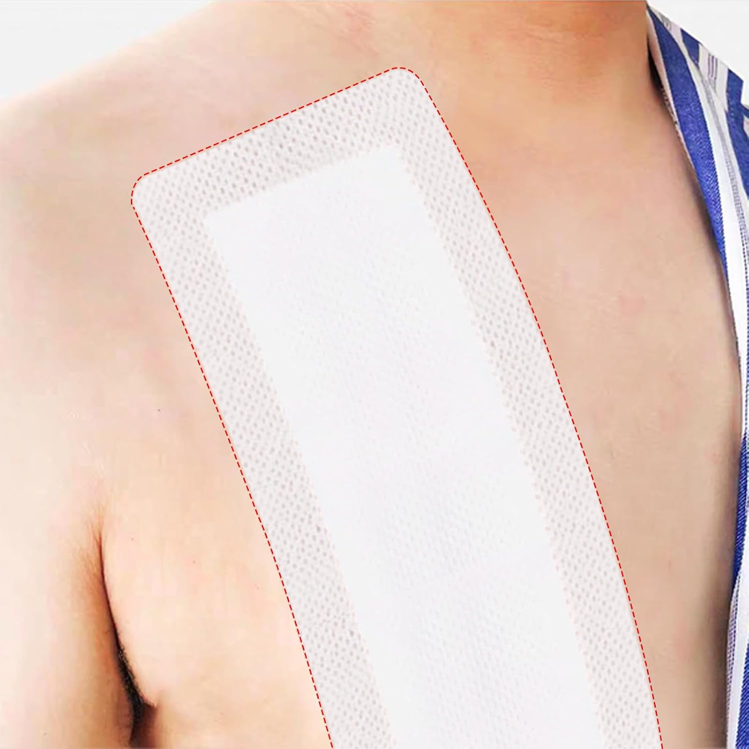 Wound Dressings Adhesive, Lengthen Large Dressing Pads Padding with Absorbent Patch, Individually Wrapped(10 X 30Cm, 10 Pack) image number 1