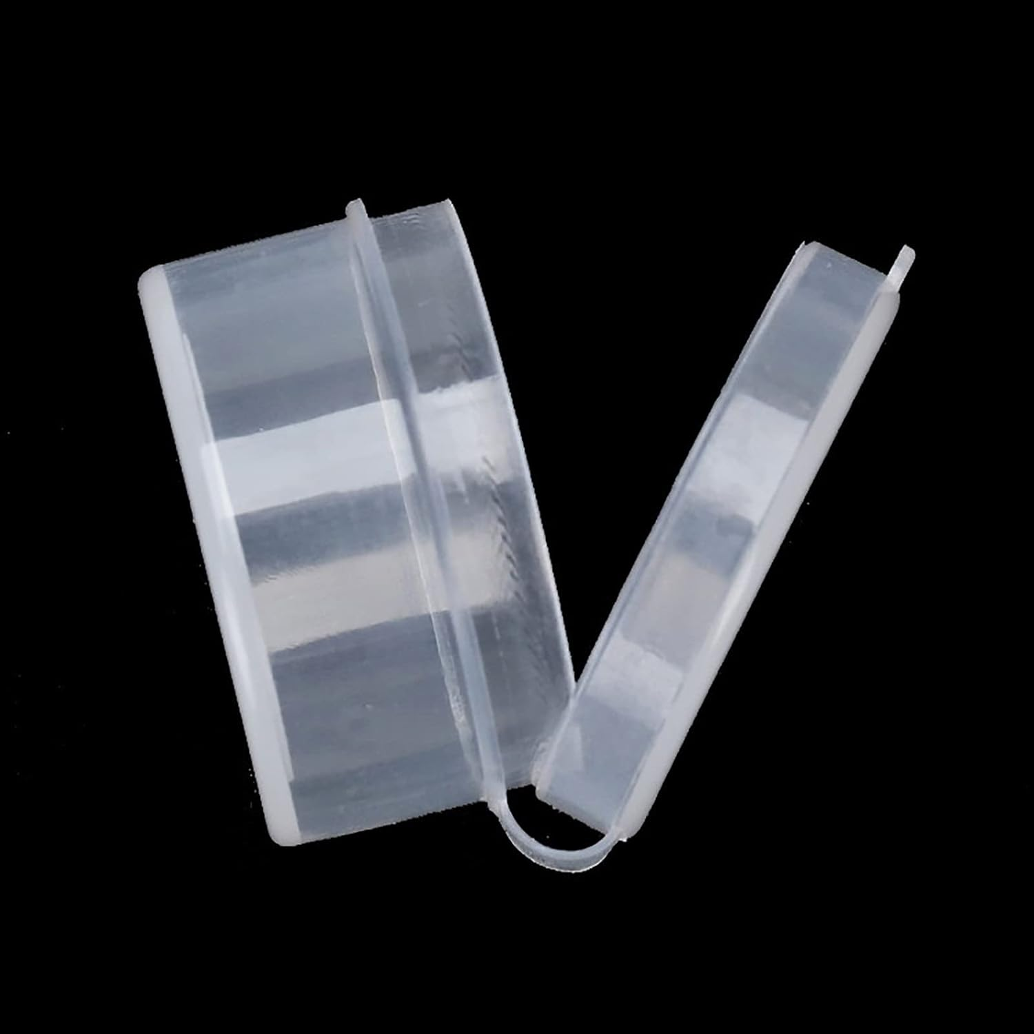 Zfyoung 50 Pcs Plastic Cosmetic Jar 5G/5Ml Clear Case with Snap Lids Portable,Travel Storage Cosmetic Samples Beauty Products Mini Containers with Lids, Airtight Cosmetic Containers with Lids,Holds - Transparent image number 6