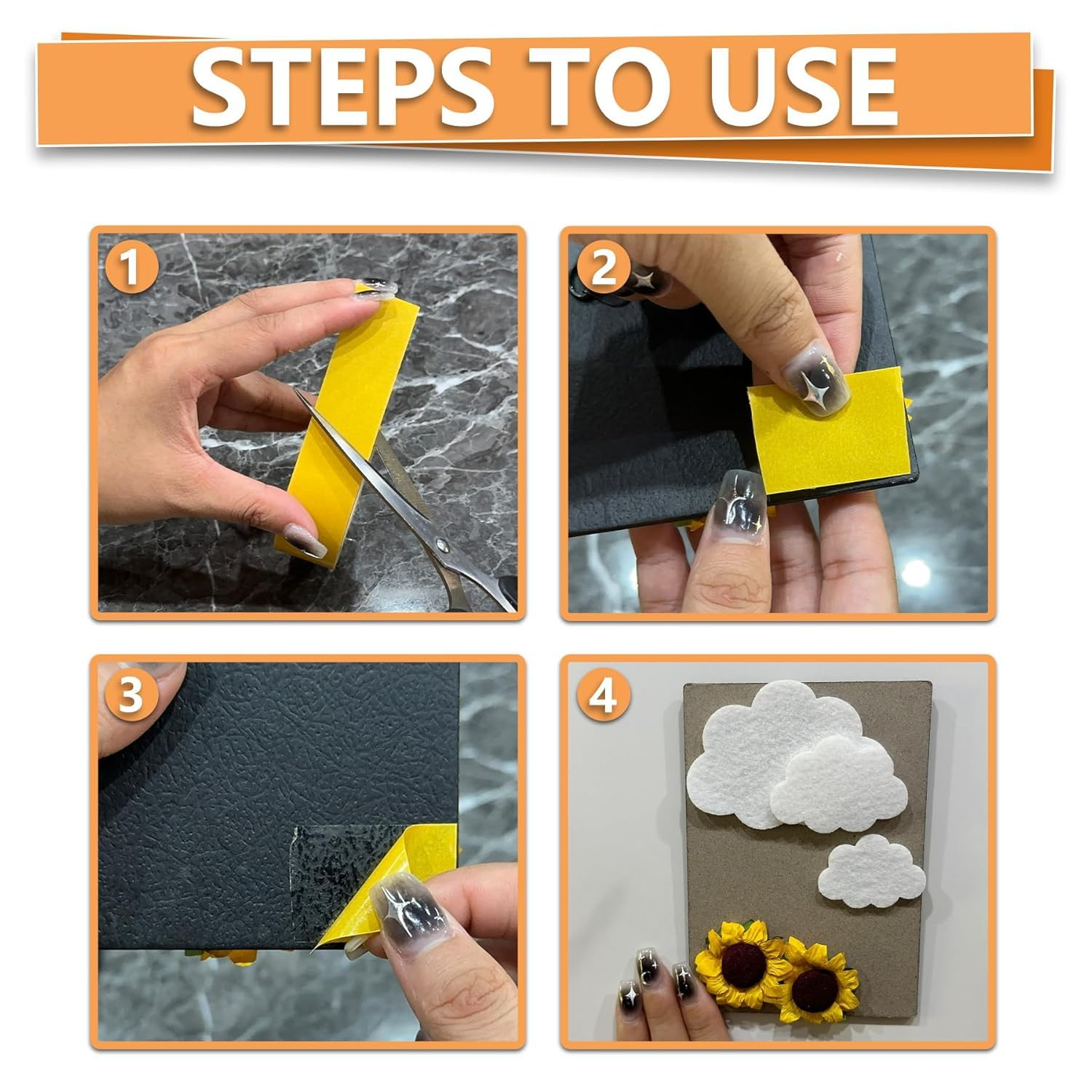 Super Thin Double Sided Adhesive Tape,Ransparent Sticky Tape for Making DIY Crafts, Paste Photo, Scrapbook, Gift Wrap, Rug Fixed, Woodworker, Fashion Clothing，2.5Cm X 50 M (1 Inch X 164 Feet) image number 1