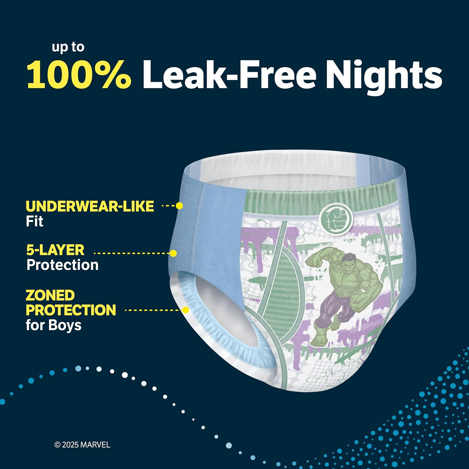 Goodnites Bedwetting Underwear for Boys, S/M (38-65 Lb.), 14 Ct, Jumbo Pack (Packaging May Vary) image number 6