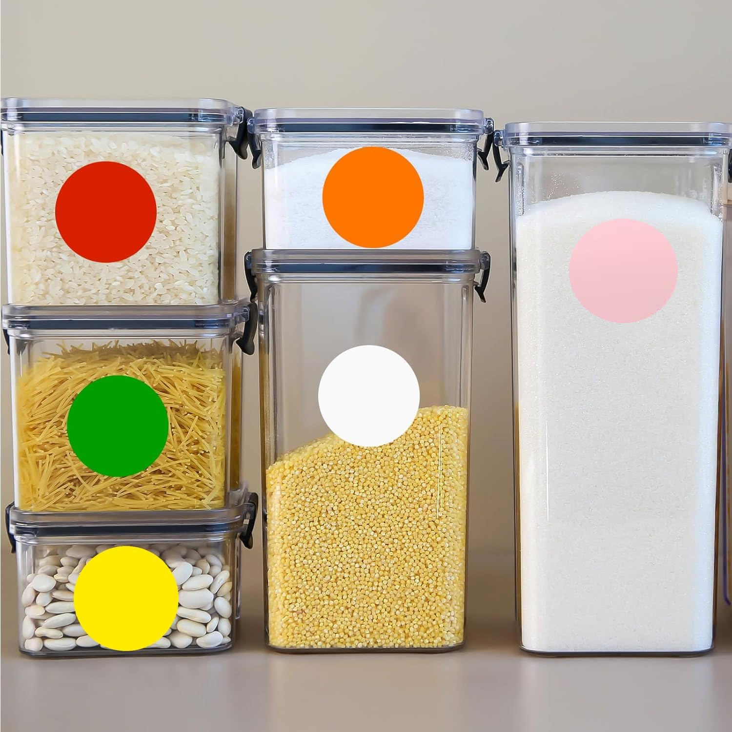 Yharnamite 1000 Pcs round Thermal Labels, 1 Inch Self-Adhesive Thermal Stickers Labels, Thermal Printer Labels, for Name Tag, Address, Logo Design, Shipping, DIY Design (White) - Green image number 6