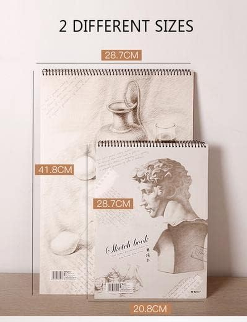 JR Joyreap Sketch Pad 40 Sheets Artist Drawing Painting Art Paper with Thick Baseboard (Large 41.8X28.7Cm) image number 6