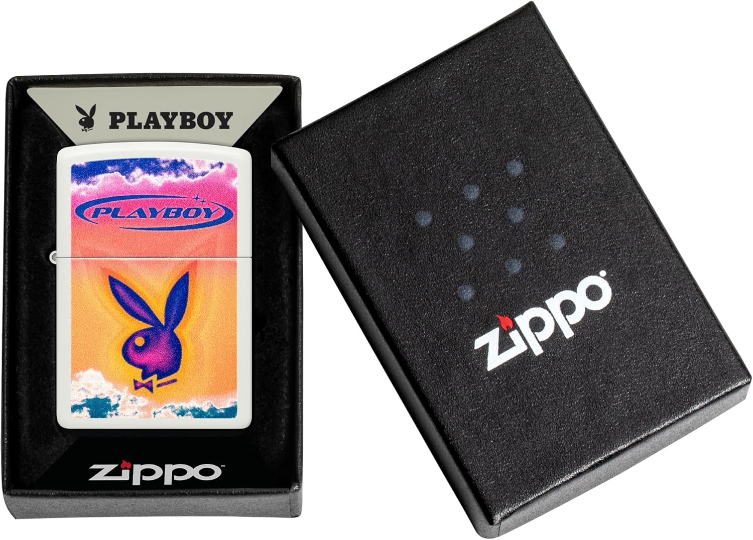 Zippo Playboy Windproof Lighter, White Matte image number 5