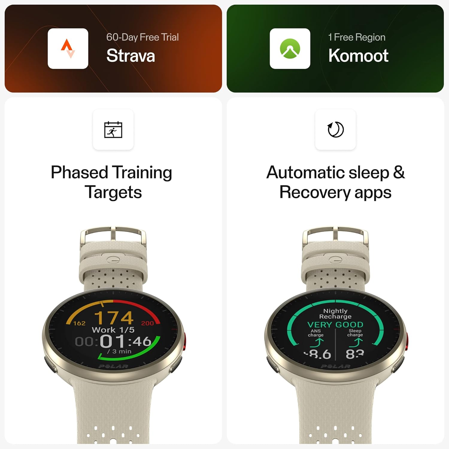 Polar Pacer Pro - Advanced GPS Sports Watch, Wrist Heart Rate Monitor, Smart Watch for Men and Women, Workout Running Watch, Training Program & Health Recovery Tools, Sleep Monitor & Activity Tracker image number 6