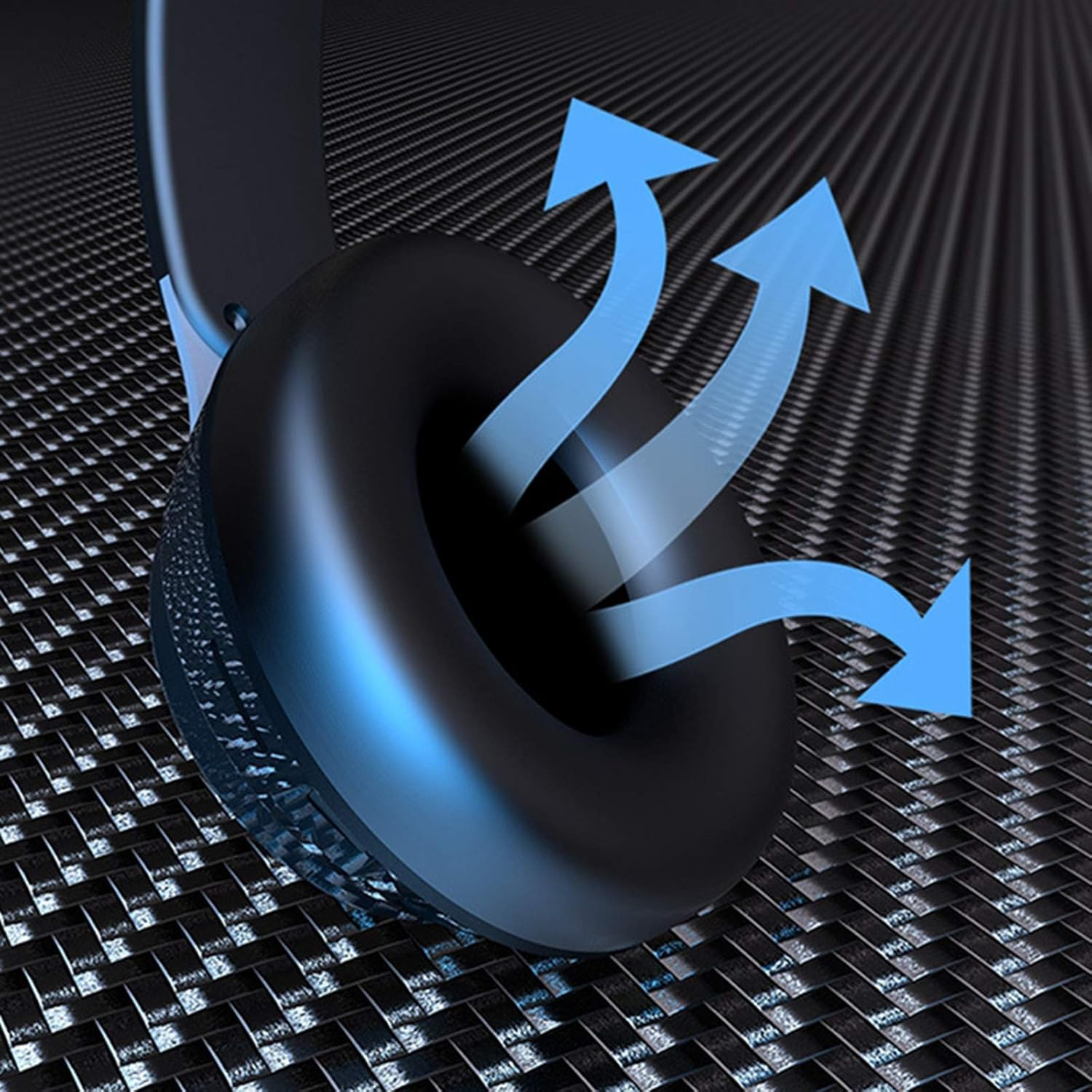 / Noise Canceling Headphones Earphone Foldable with Mic, 7 X7.5X 3 Inches image number 6