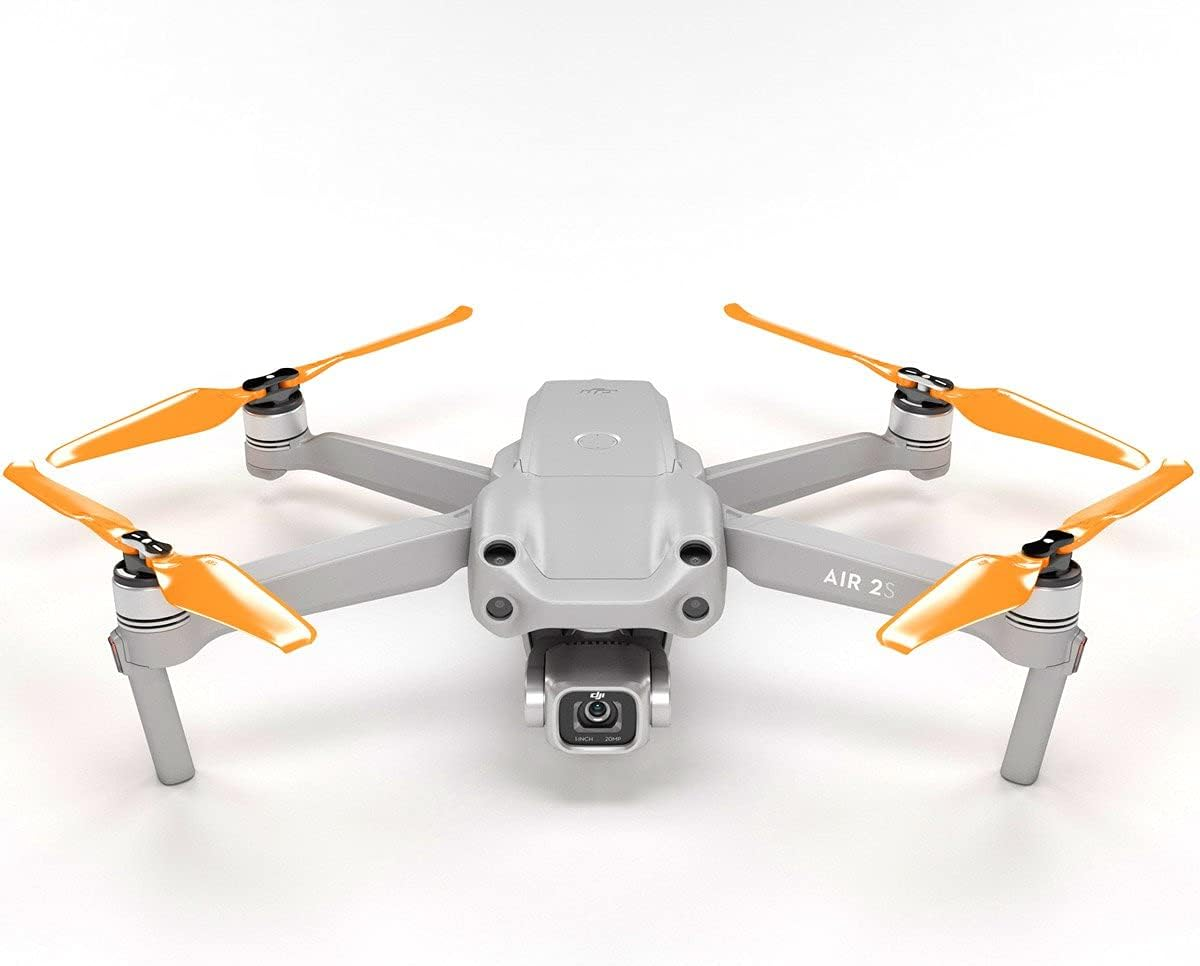 Master Airscrew Stealth Propellers for DJI Air 2S and Mavic Air 2 - Orange, 4 Pcs