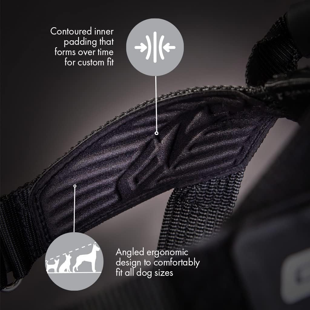 Ezydog Express Harness - Comfortable Dog Harness for Small, Medium and Large Dogs, Easy to Fit, Padded, Reflective (XS, Red) - Pink image number 3