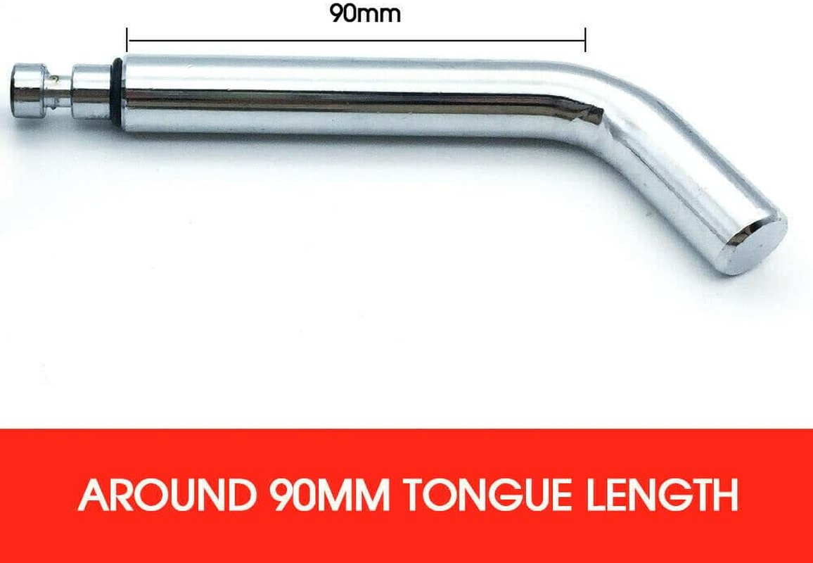 Hitch Pin Lock Security Tow Ball Bar L Type Caravan Trailer Parts anti Theft L-Type Security Lock for Tow Ball & Coupler, 3500Kg Capacity