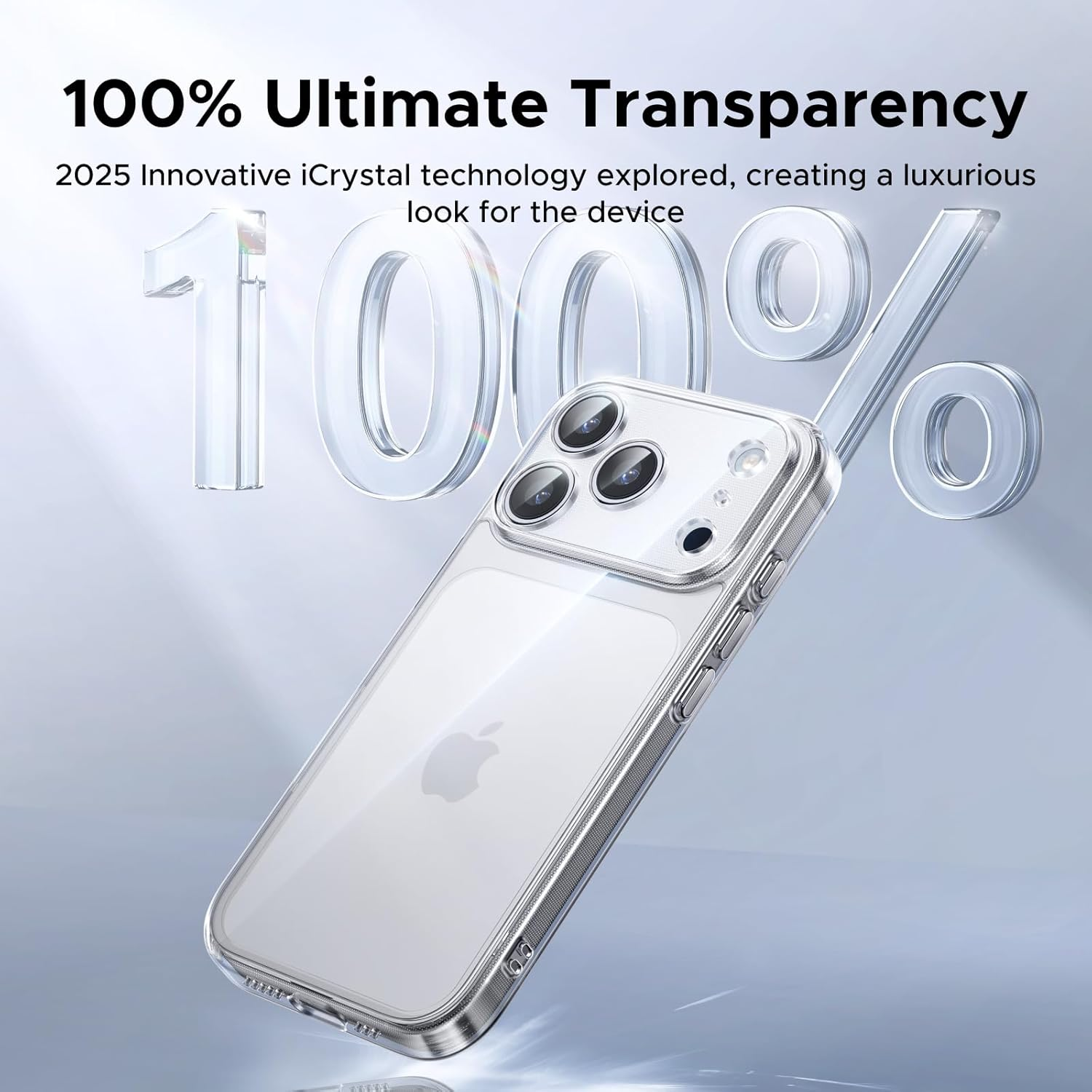 UGREEN Clear Case Compatible with Iphone 17 Pro Max 6.9-Inch, Military Grade anti Yellowing Anti-Scratch Case, Rugged Shockproof Protective Transparent Cell Phone Cover, Full Coverage image number 6