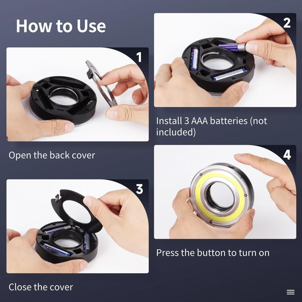 LED Glowing Golf Hole Lights 6 Pcs image number 3