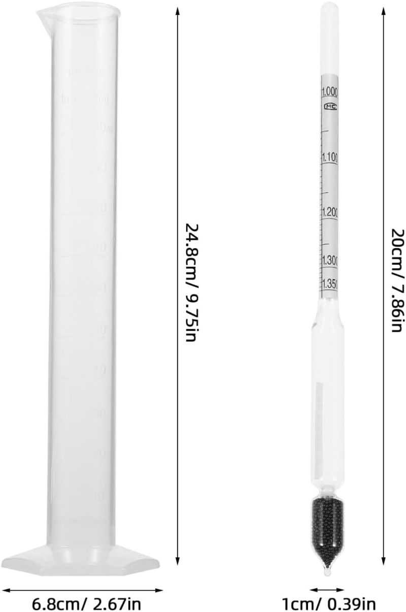 Mobestech Hydrometer -HOL Meter Kit: Hydrometer -HOL Tester -HOL Hydrometer for Li- Proofing Distilling 0-35+ image number 6