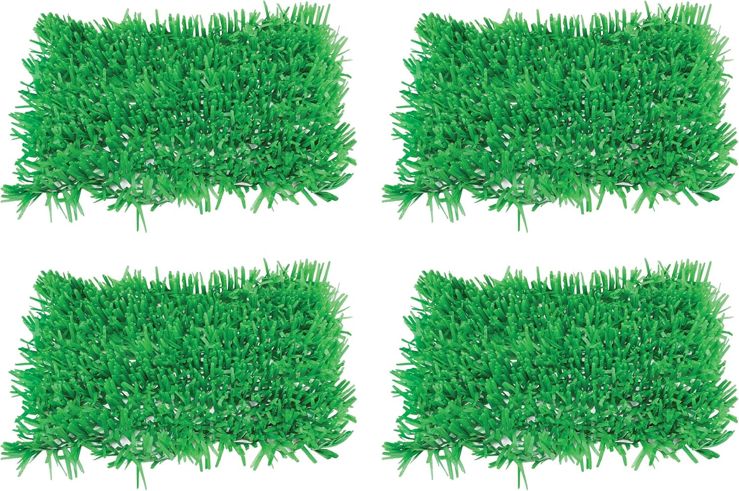 Packaged Tissue Grass Mats Party Decoration Pack of 4 image number 5