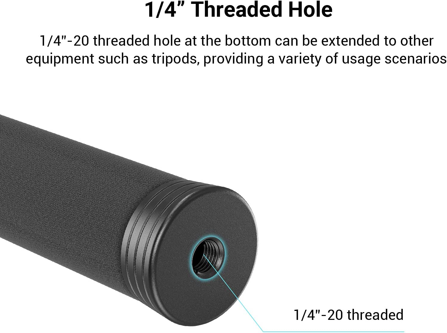 Smallrig Interview Microphone Handle, Stretchable Mic Handle for RODE Wireless Go, for DJI Mic, for Hollyland Lark 150, for Synco G1/A2 and Other Wireless Lavalier Microphones with Cold Shoe 3182 image number 4