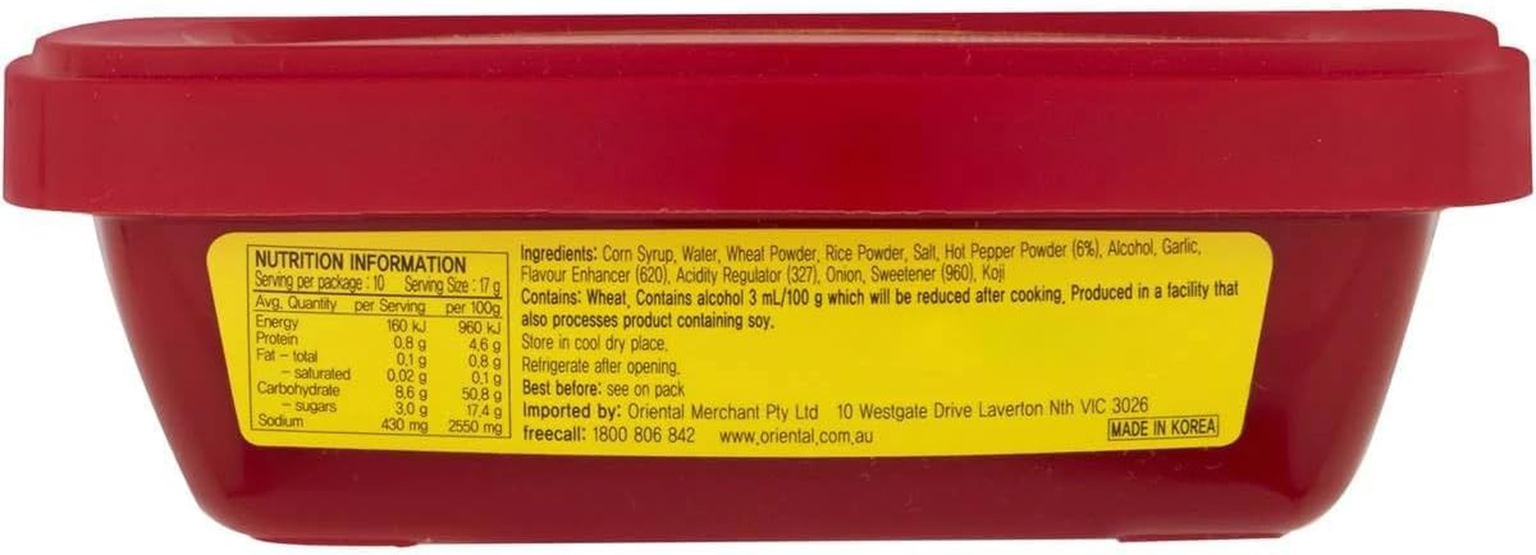 Ottogi Gochujang Pepper Paste, 170 G image number 1