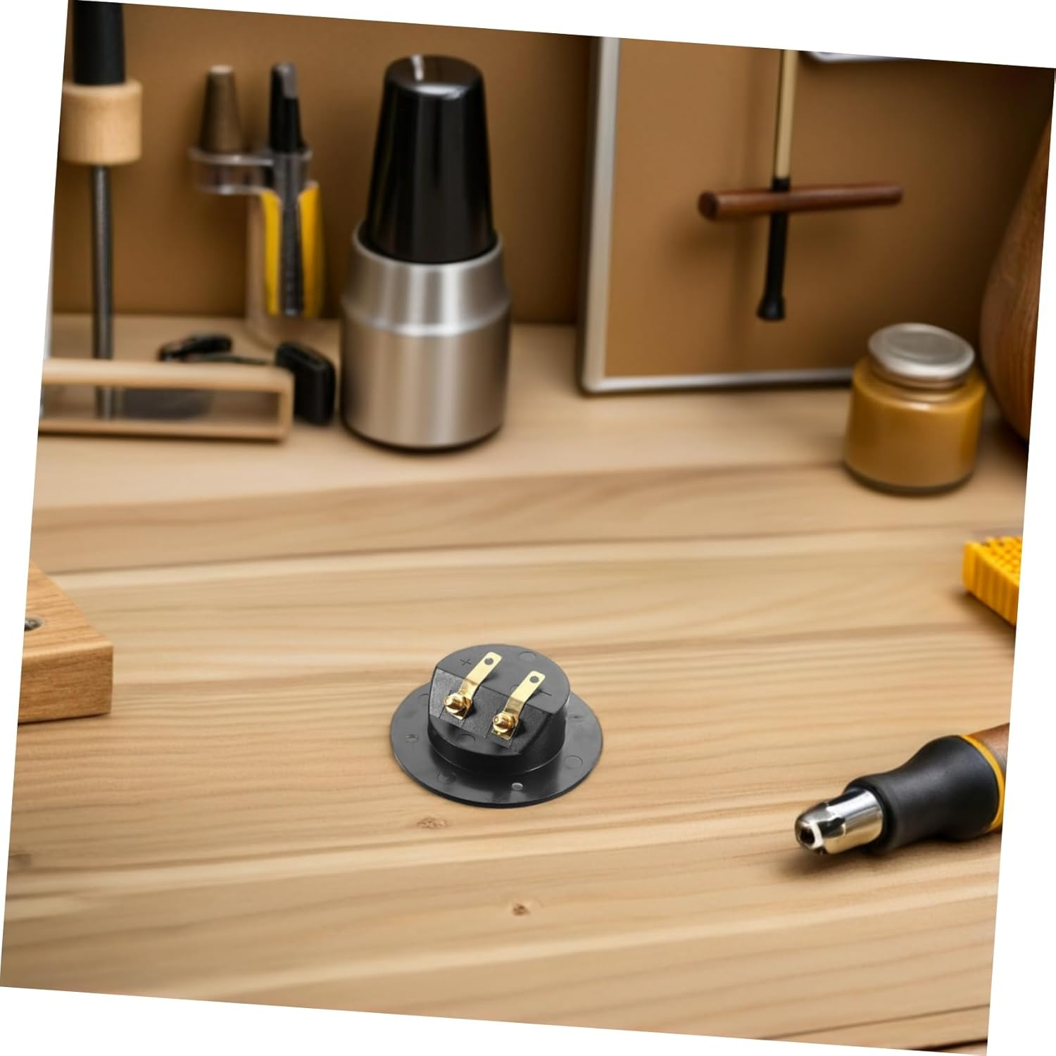 BEBEMOKO 8PCS Full Copper Speaker Box Terminal Cup Binding Post Connectors for DIY Home Car Stereo Stable Signal Transmission Speaker Wire Connectors for Subwoofers Soundbars Hifi Audio image number 2