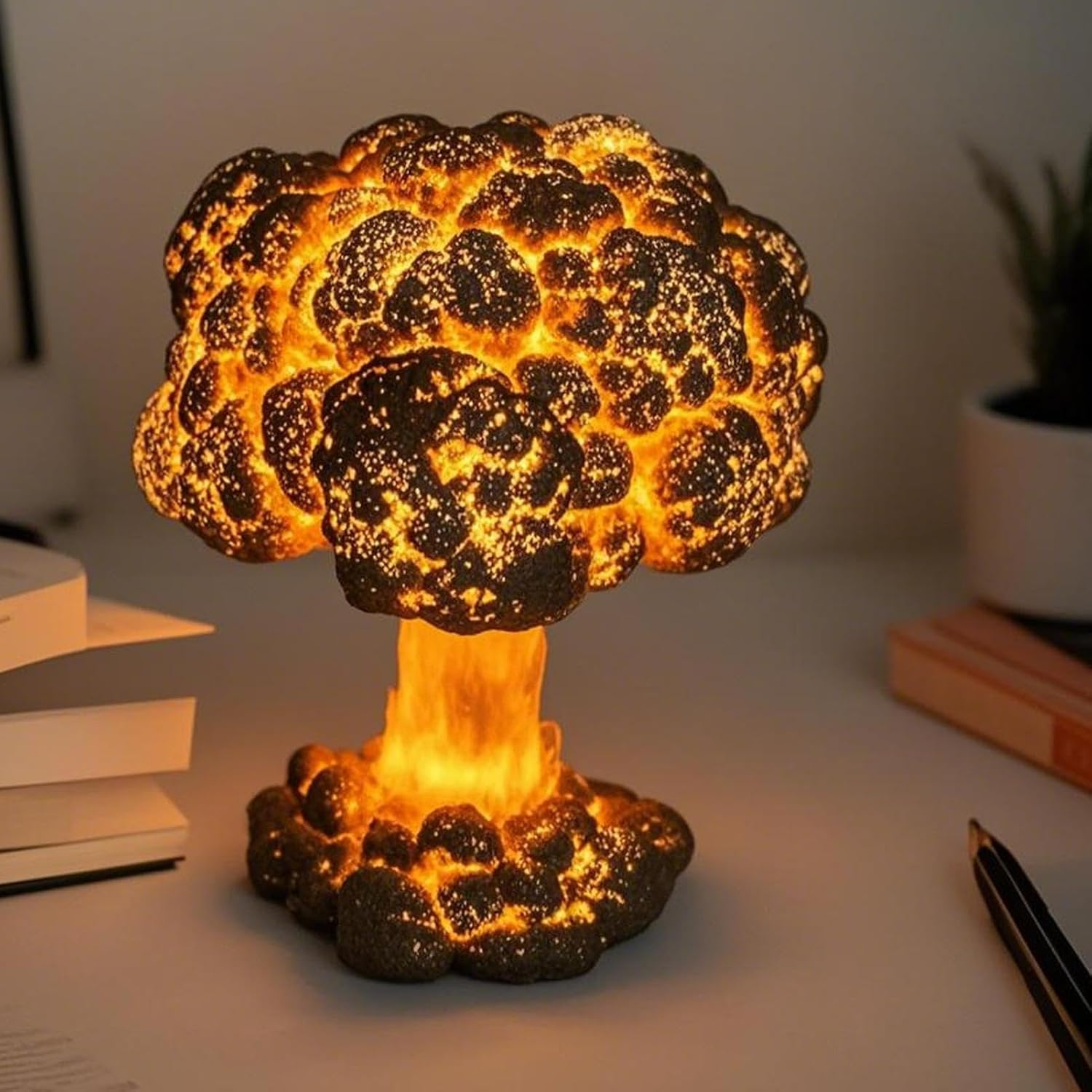 Cloud Table Lamp | Mishroom Lamp,Night Warm Light Decorative Lighting for Kitchen Bedside Bedroom Living Nightstand Bathroom image number 3