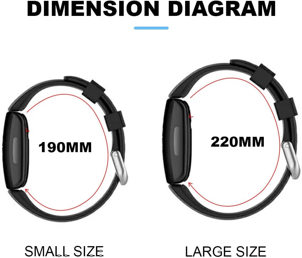 STEXX Silicone Replacement Watch Bands for Fitbit Luxe Smartwatch Wristband Elegant and Durable Elastomer Silicon Strap for Fitbit Luxe Smartwatch Adjustable Comfortable Stylish image number 4