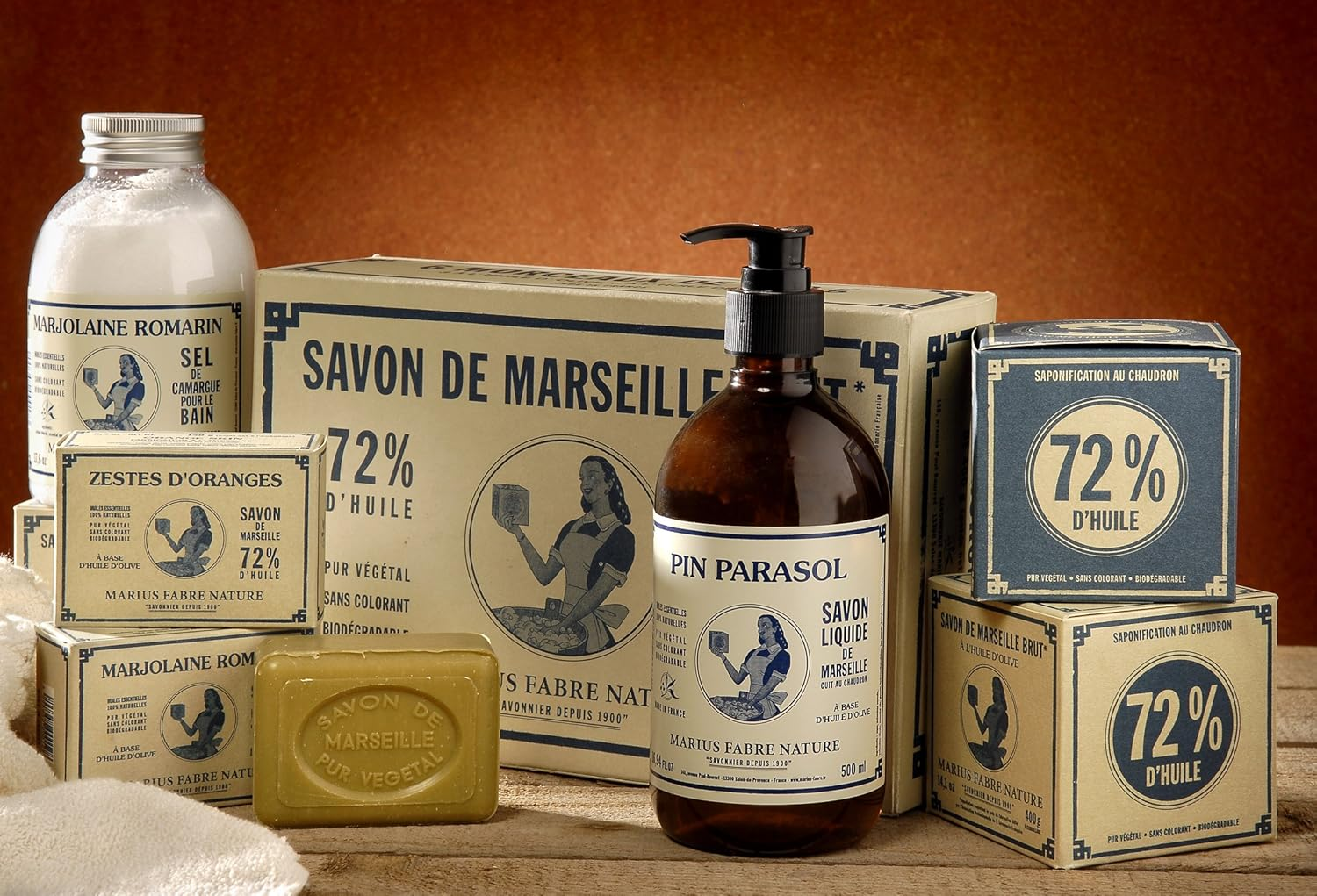 Marius Fabre Savon Liquid Zestes D'Orange - Orange Zester Liquid Soap - 500 Ml image number 1