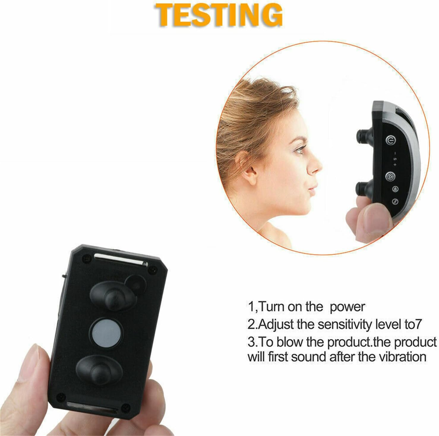 Leona Co Shock Collar, Bark and Training Collar Combo, Rechargeable Automatic No-Shock anti Bark Collar, Auto Stop Barking Trainer (Black Bone)