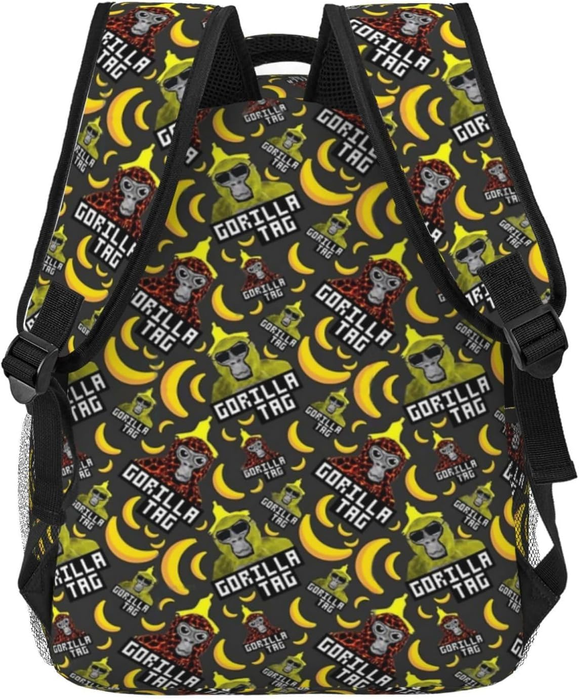 Anime Gorilla Backpack with Keychain,16In Cute 3D Printed Laptop Backpack Large Travel Bags Sport Bag Breathable Business Backpack Cozy Notebook Bag. - A image number 2