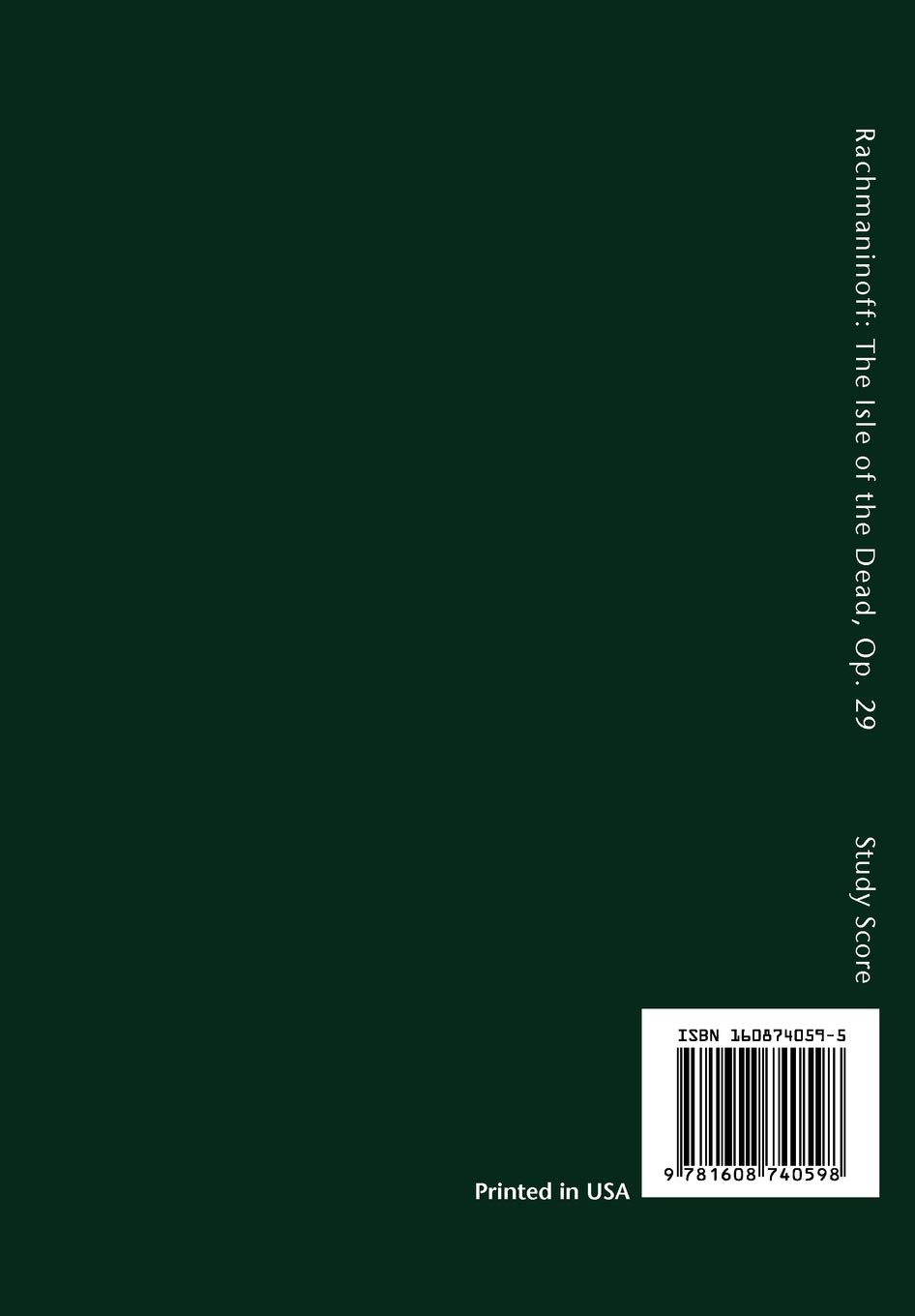 The Isle of the Dead, Op.29: Study Score image number 2