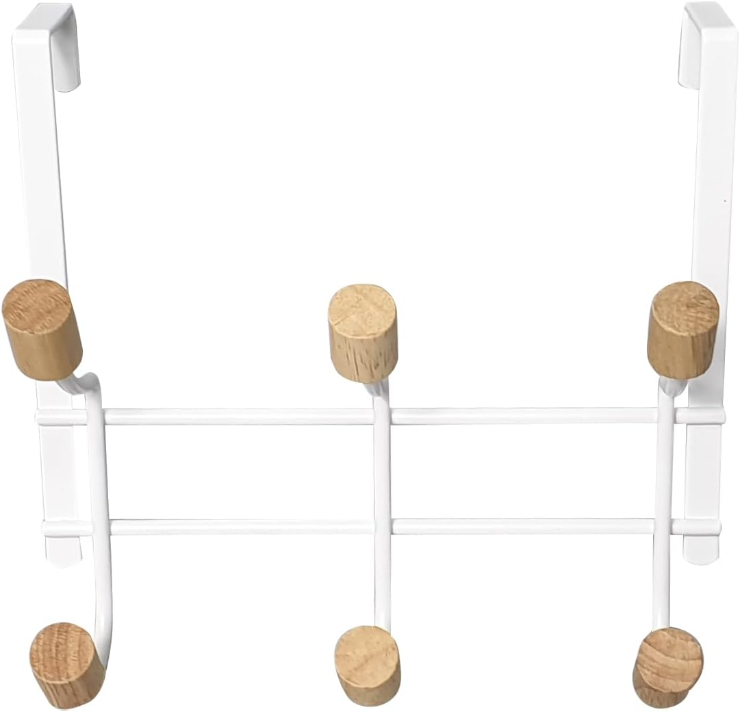 L.T. Williams Frosted White over the Door 3 Hooks image number 1