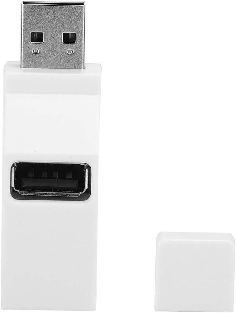 Computer Accessories, 3 Ports 2.2 X 0.9 X 0.7In 3 in 1 Convenient Hub, Portable for Desktop Laptop Computer Notebook(White 2.0) image number 3