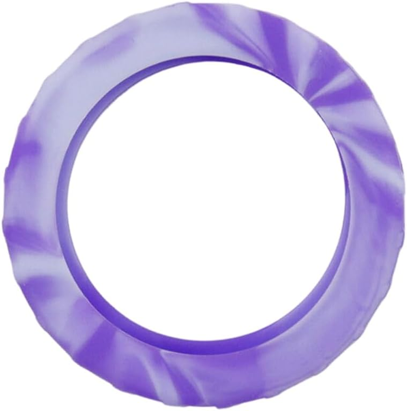 HEVSTIL 8PCS Luggage Wheel Covers, Luggage Wheel Silent Protector Covers, Silicone Suitcase Wheel Cover for Most 8-Spinner Wheels Luggage Sets,Protects and Securely Carries Your Luggage,Purple image number 1