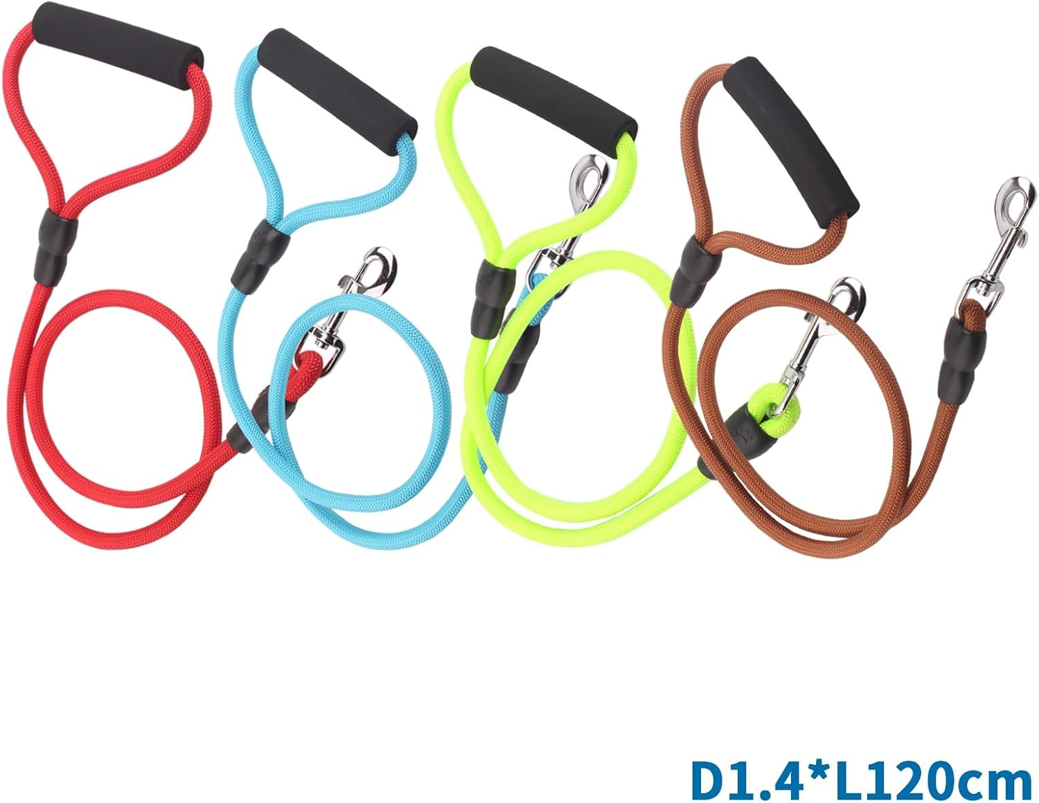 Rope Dog Collar - Strong, Adjustable and Lightweight - Ideal for Walks and Outdoor Activities image number 1